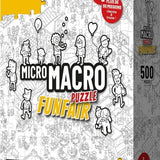 Micro Macro - Puzzle - Funfair - Jeu de plateau de stratégie coopératif - Rouge et Noir