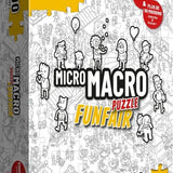 Micro Macro - Puzzle - Funfair - Jeu de plateau de stratégie coopératif - Rouge et Noir