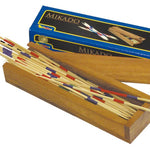 Mikado - Boite en bois - jeu d'adresse en bois - Rouge et Noir