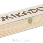 Mikados 27 cm boite bois - jeu d'adresse en bois - Rouge et Noir