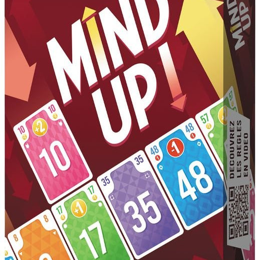 Mind Up - Jeu de plateau de stratégie d'ambiance enfants cadeau - 12a - Rouge et Noir