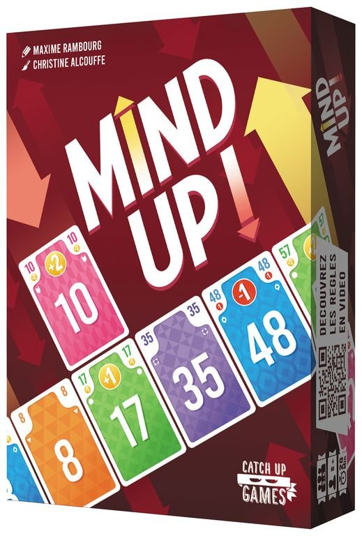 Mind Up - Jeu de plateau de stratégie d'ambiance enfants cadeau - 12a - Rouge et Noir