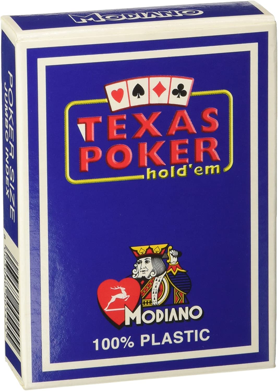 Modiano - Jumbo 2 index - cartes de poker - Rouge et Noir