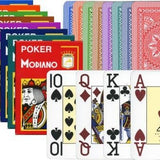 Modiano - Jumbo - Bleu - cartes de poker - Rouge et Noir