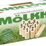 Molkky Original - jeu d'adresse en bois - Rouge et Noir