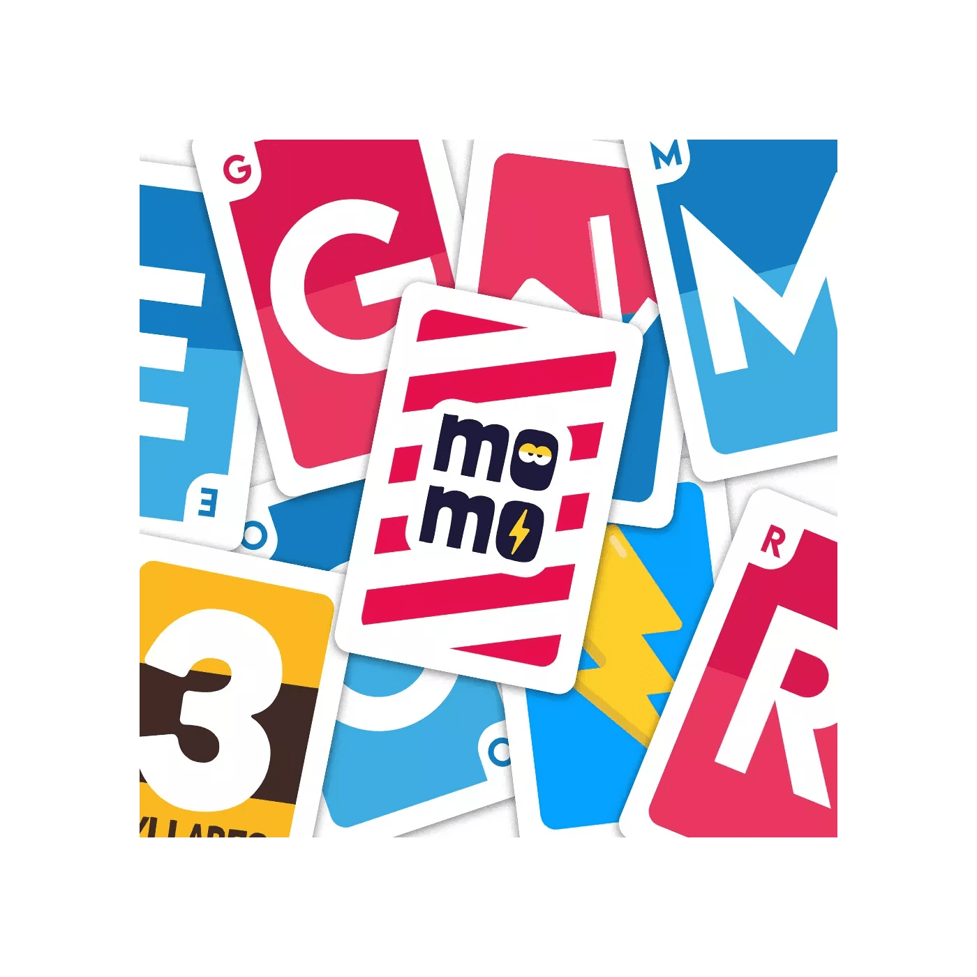 Momo - Jeu de plateau d'ambiance et de vivacité - Rouge et Noir