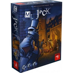 Mr Jack London - Jeu de plateau de stratégie à deux - Rouge et Noir