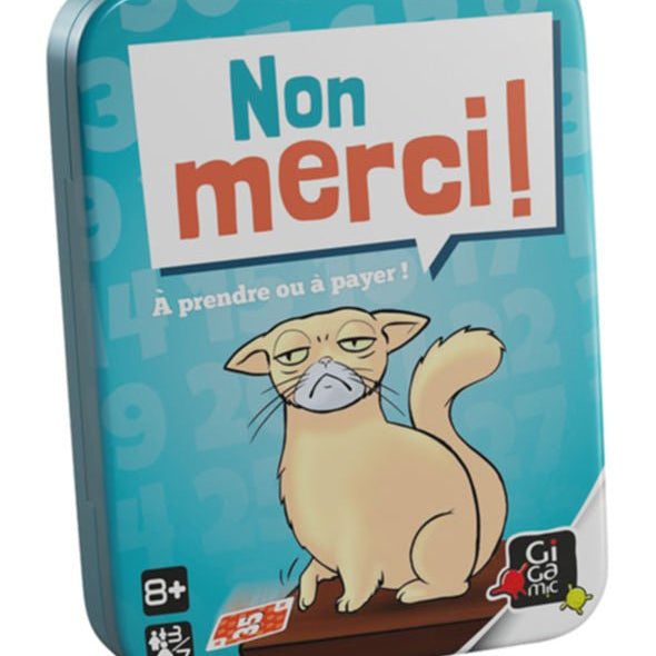 Non Merci ! - Jeu de plateau de stratégie d'ambiance enfants - Rouge et Noir