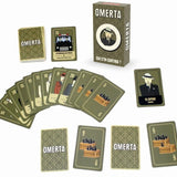 Omerta - Jeu de société et plateau de stratégie de cartes à deux - Rouge et Noir