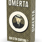 Omerta - Jeu de société et plateau de stratégie de cartes à deux - Rouge et Noir