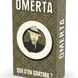 Omerta - Jeu de société et plateau de stratégie de cartes à deux - Rouge et Noir