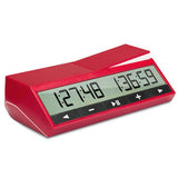 Pendule FIDE officielle - DGT 2500 - accessoire d'échecs pendule d'échecs - Rouge et Noir