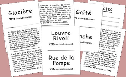 Petites histoires de 46 Stations de Métro - fin de soirée - Rouge et Noir