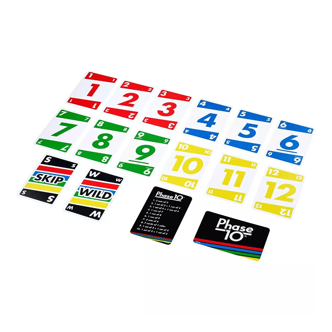 Phase 10 - jeu de plateau de stratégie et ambiance - Rouge et Noir