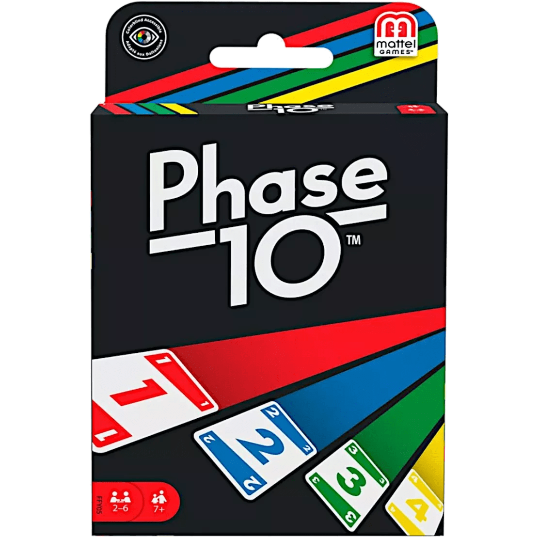 Phase 10 - jeu de plateau de stratégie et ambiance - Rouge et Noir