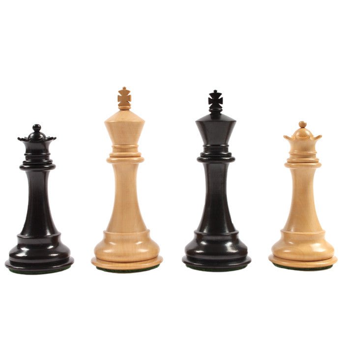 Pièces Cavalier Cabré - Ebène le - jeu d'échecs pièces d'échecs classiques cadeau bel objet - Rouge et Noir