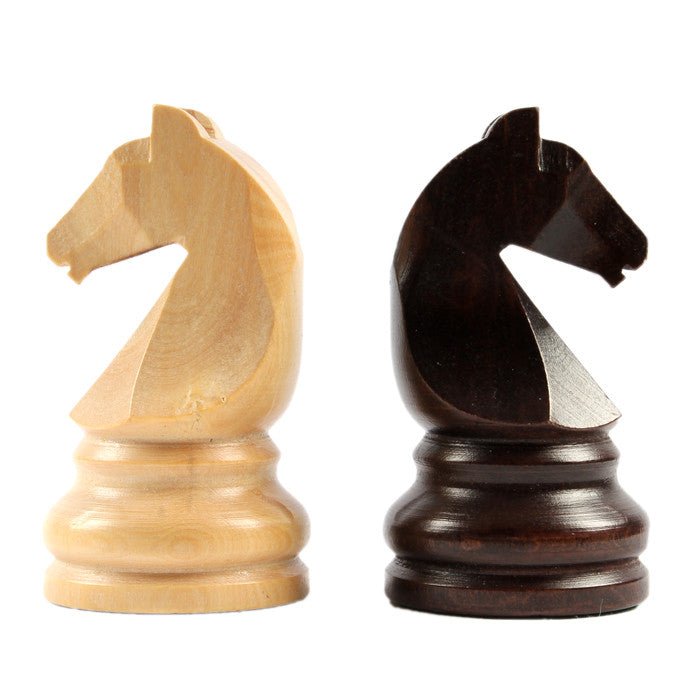 Pièces d'échecs en Buis CHAVET - Fabrication française - jeu d'échecs pièces d'échecs classiques - Rouge et Noir