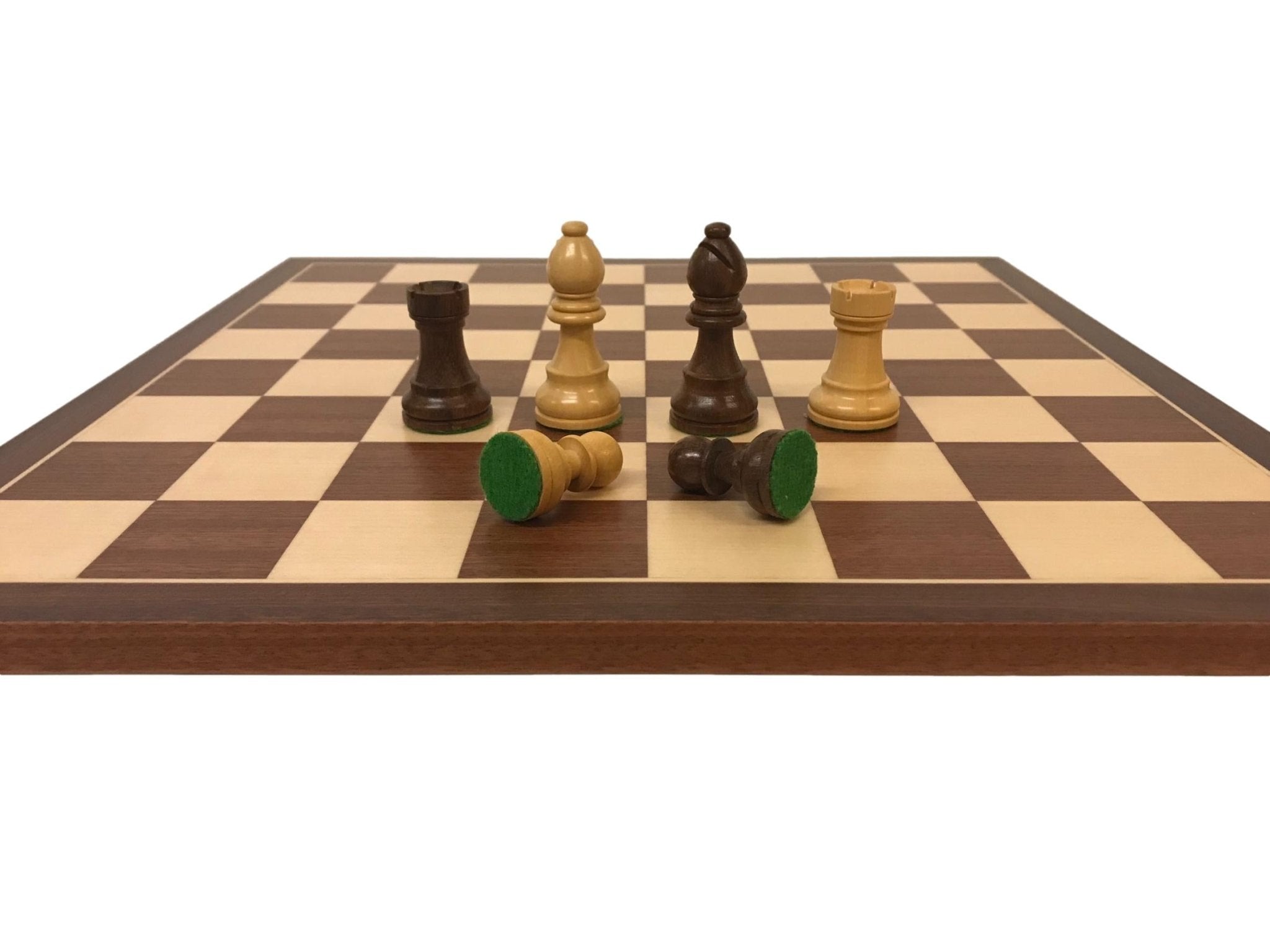 Pièces Deluxe - Sheesham - jeu d'échecs pièces d'échecs classiques - Rouge et Noir