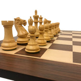 Pièces Élégance Palissandre - jeu d'échecs pièces d'échecs classiques - Rouge et Noir