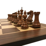 Pièces Élégance Palissandre - jeu d'échecs pièces d'échecs classiques - Rouge et Noir