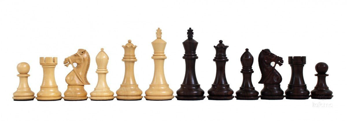 Pièces Empereur - jeu d'échecs pièces d'échecs classiques et décoratives - Rouge et Noir