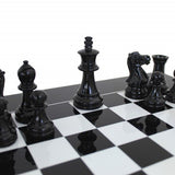 Pièces Staunton Laquées - Pièces d’échecs classiques et décoratives figuratives - Rouge et Noir