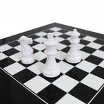 Pièces Staunton Laquées - Pièces d’échecs classiques et décoratives figuratives - Rouge et Noir