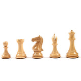 Pièces Suprême Palissandre - jeu d'échecs pièces d'échecs classiques cadeau bel objet - Rouge et Noir