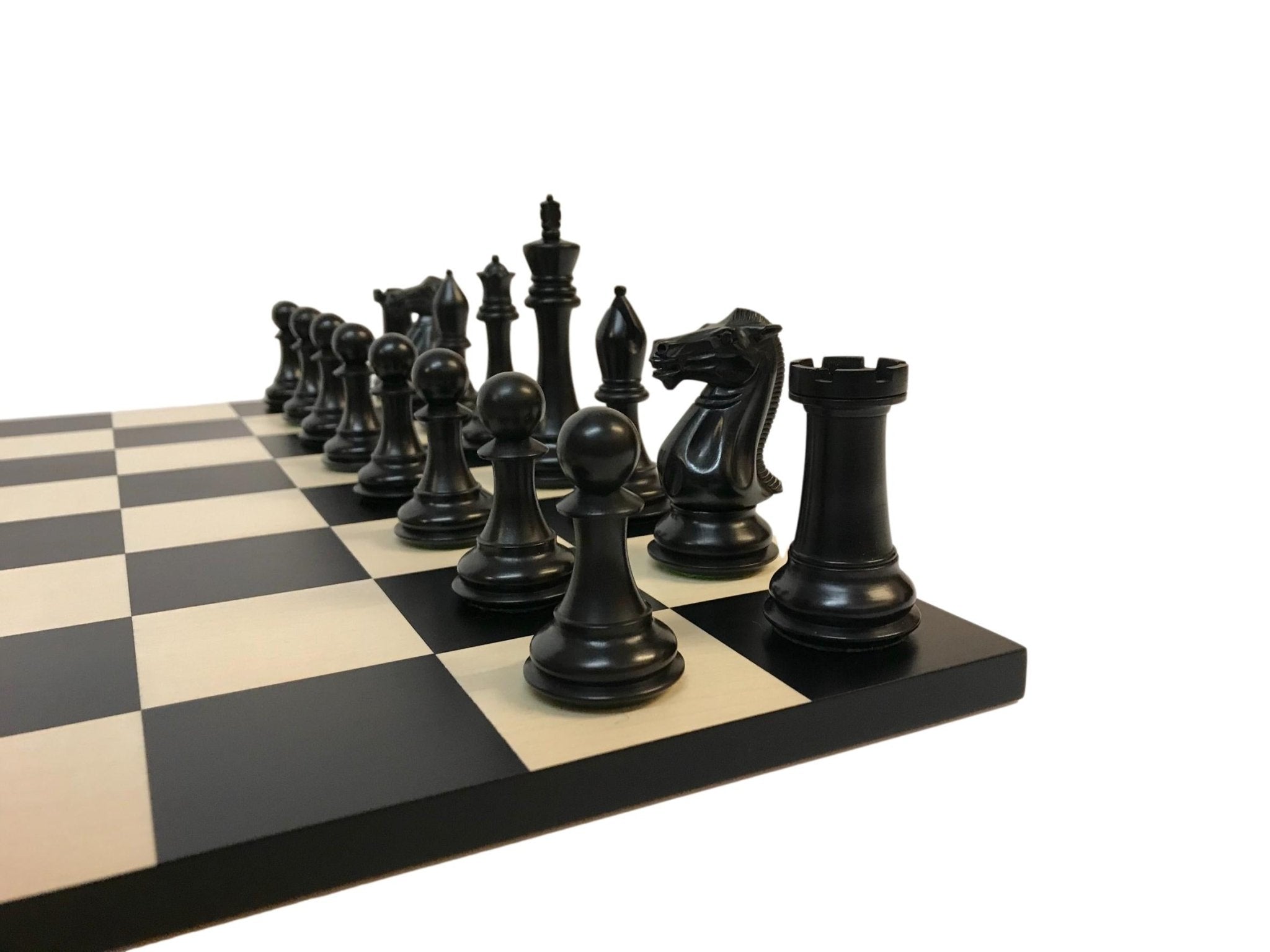 Pièces Ultime - Noires - jeu d'échecs pièces d'échecs classiques - Rouge et Noir