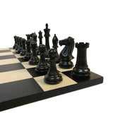 Pièces Ultime - Noires - jeu d'échecs pièces d'échecs classiques - Rouge et Noir