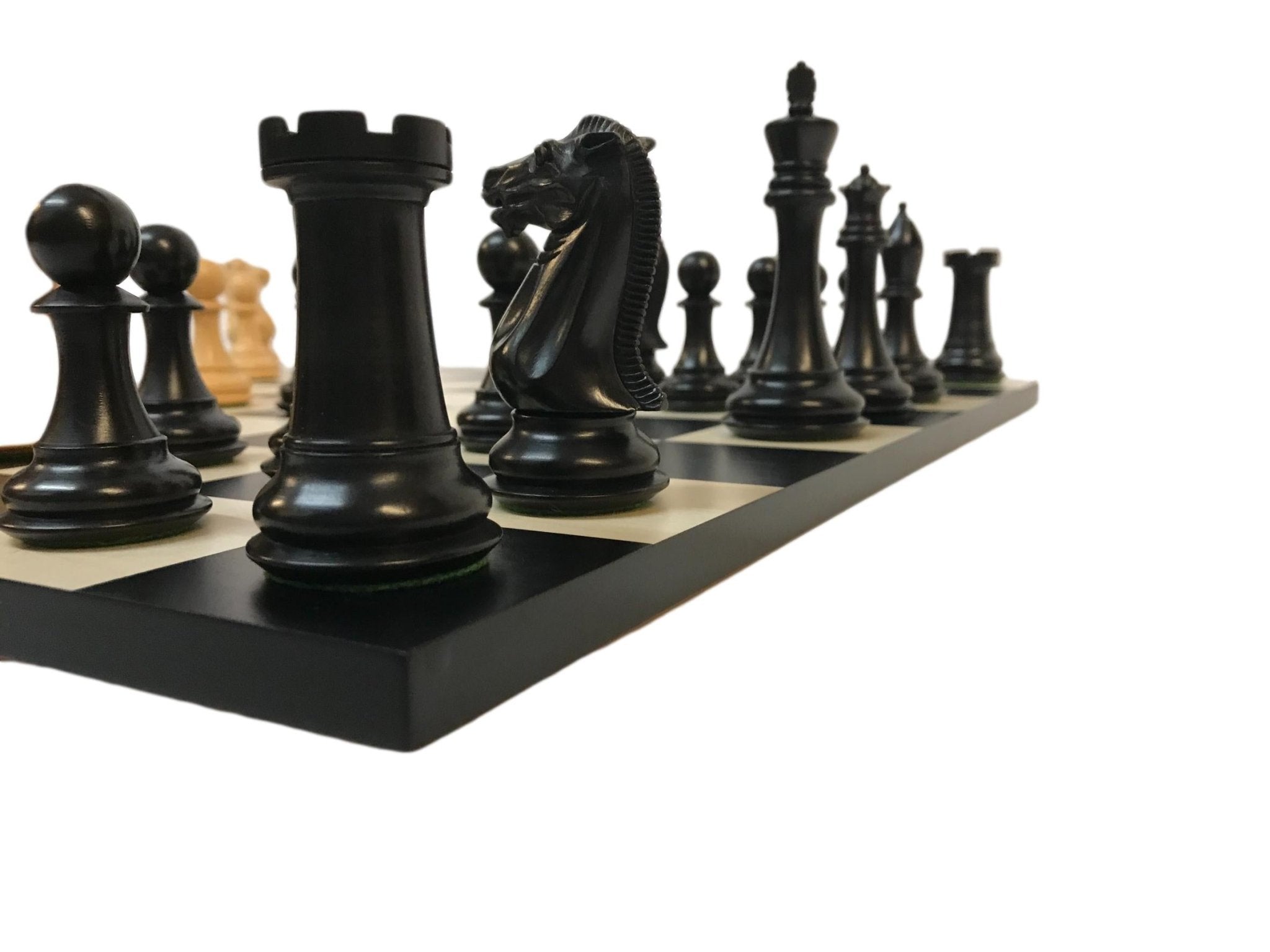 Pièces Ultime - Noires - jeu d'échecs pièces d'échecs classiques - Rouge et Noir