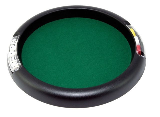 Piste plastique noir géante 46 cm - jetons + dés - jeu de dés piste de dés - Rouge et Noir