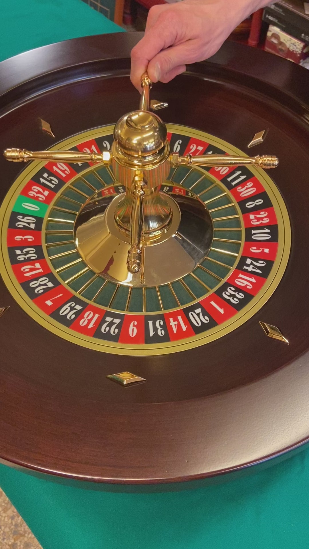 Vidéo Roulette Acajou Romagnoli