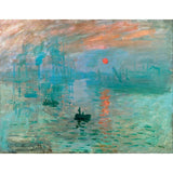 Puzzle Bois Michèle Wilson - 80 pièces - Impression Soleil Levant - Monet - Puzzle en bois Michèle Wilson - Rouge et Noir