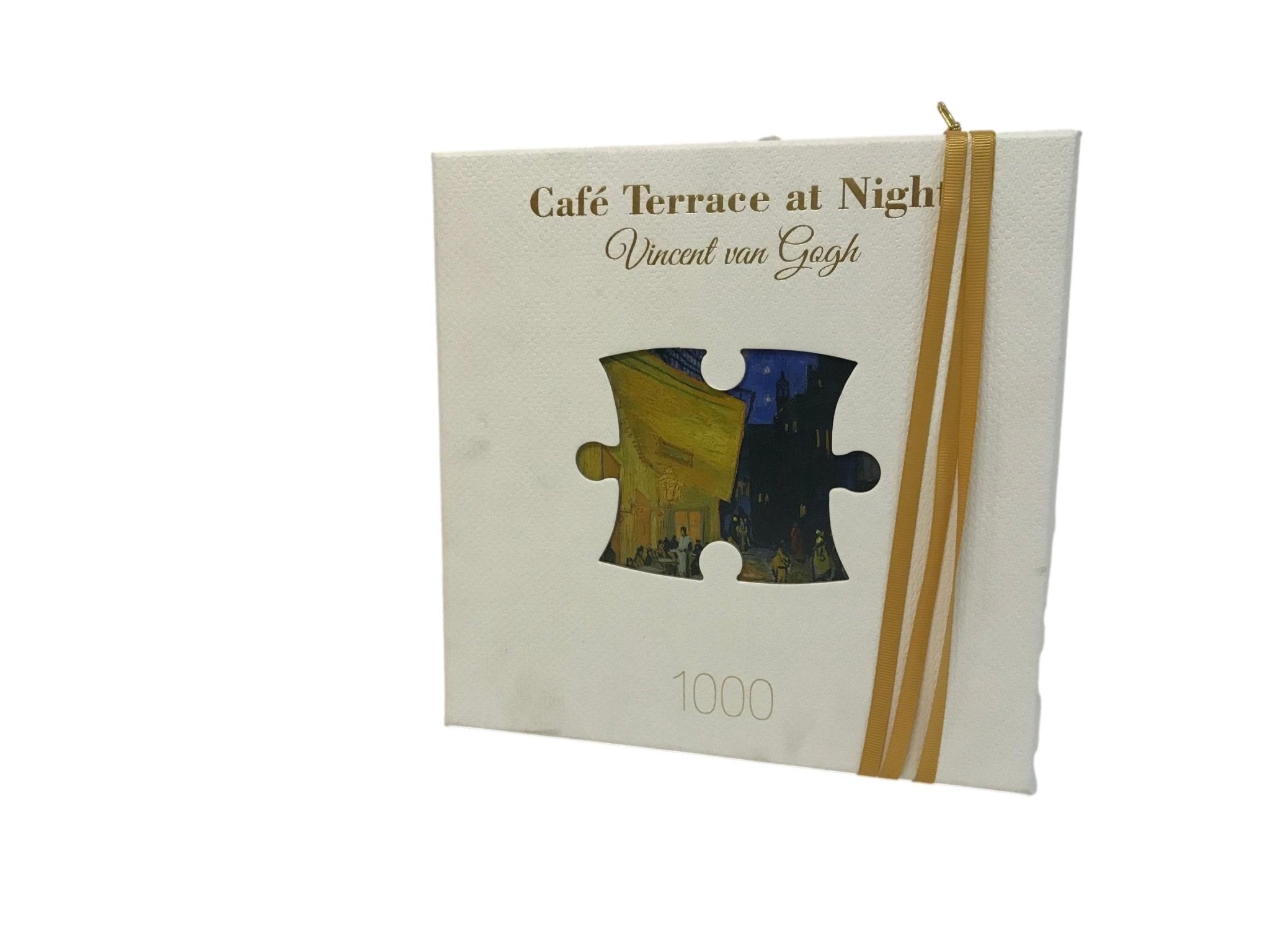 Puzzle Coffre Luxe 1000p - Café le soir - Van Gogh - Puzzle en carton cadeau adulte - Rouge et Noir