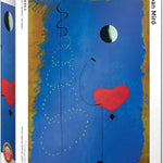 Puzzle Eurographics - 1000 p - Danseuse II - Joan Miro - Puzzle en carton - Rouge et Noir