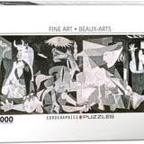 Puzzle Eurographics - 1000 p - Guernica - Picasso - Puzzle en carton - Rouge et Noir