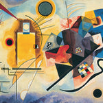 Puzzle Eurographics - 1000 p - Jaune Rouge Bleu - Kandinsky - Puzzle en carton - Rouge et Noir