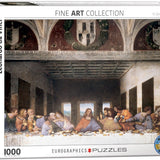 Puzzle Eurographics - 1000 p - La cène - De Vinci - Puzzle en carton - Rouge et Noir