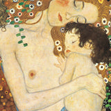 Puzzle Eurographics - 1000 p - La mère et l'enfant - Klimt - Puzzle en carton - Rouge et Noir