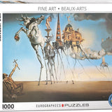 Puzzle Eurographics - 1000 p - La tentation de Saint Antoine - Dali - Puzzle en carton - Rouge et Noir