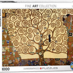 Puzzle Eurographics - 1000 p - L'Arbre de Vie - Klimt - Puzzle en carton - Rouge et Noir