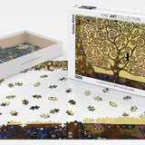 Puzzle Eurographics - 1000 p - L'Arbre de Vie - Klimt - Puzzle en carton - Rouge et Noir