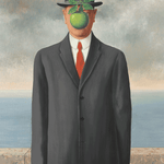 Puzzle Eurographics - 1000 p - Le fils de L’homme - René Magritte - Puzzle en carton - Rouge et Noir