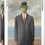 Puzzle Eurographics - 1000 p - Le fils de L’homme - René Magritte - Puzzle en carton - Rouge et Noir