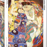 Puzzle Eurographics - 1000 p - Les vierges - Klimt - Puzzle en carton - Rouge et Noir