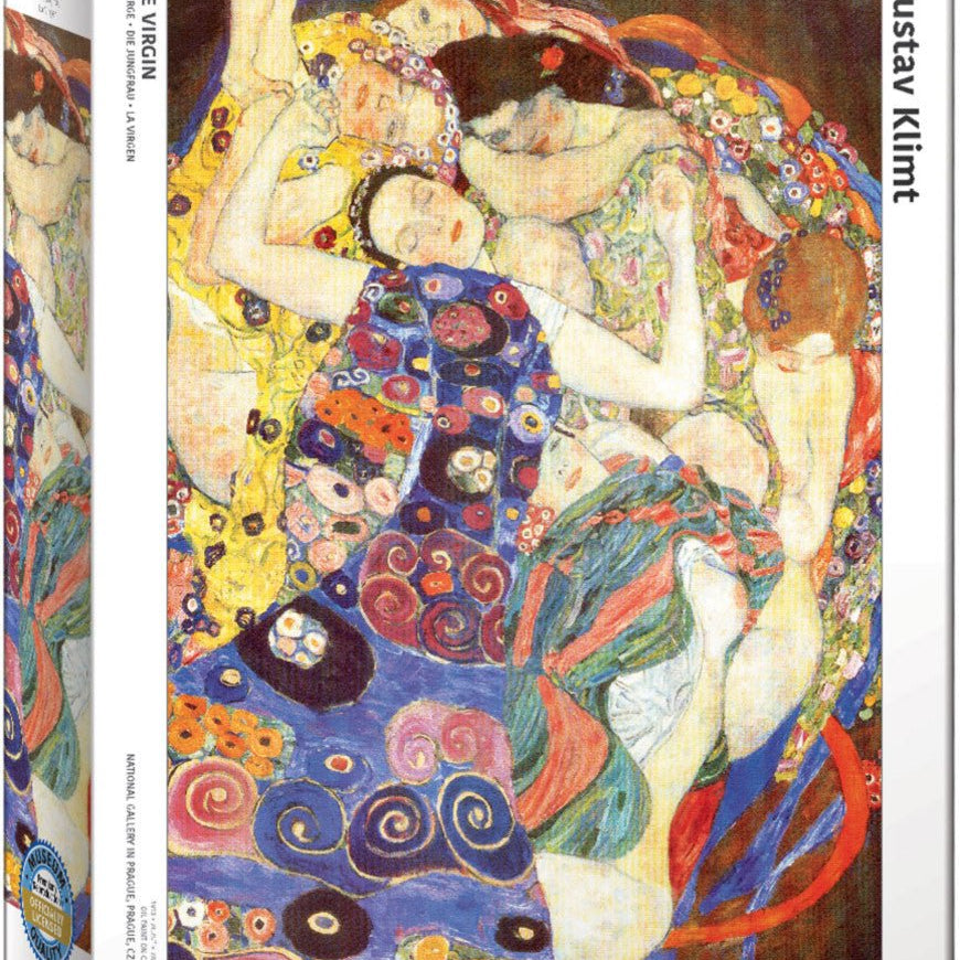 Puzzle Eurographics - 1000 p - Les vierges - Klimt - Puzzle en carton - Rouge et Noir