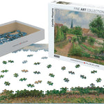 Puzzle Eurographics - 1000 p - Potager à Eragny - Pissaro - Puzzle en carton - Rouge et Noir