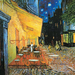 Puzzle Eurographics - 1000 p - Terrasse du café le soir - Van Gogh - Puzzle en carton - Rouge et Noir