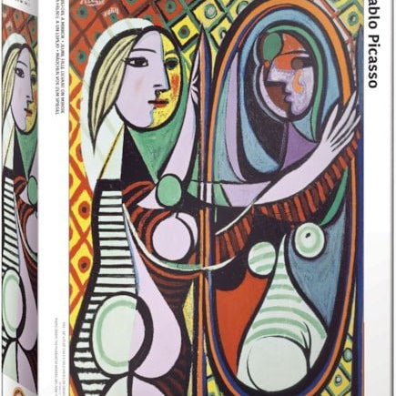 Puzzle Eurographics 1000 pièces - Jeune fille devant un miroir - Picasso - Puzzle en carton - Rouge et Noir